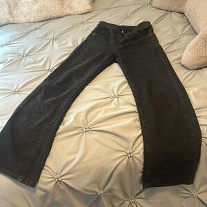 Vintage black mom jeans.